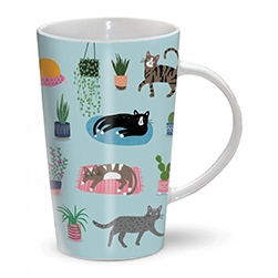 Cats & Plants Mug 