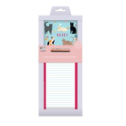 Mixed cats magnetic memo pad