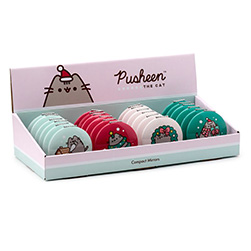 Pusheen Christmas compact mirror