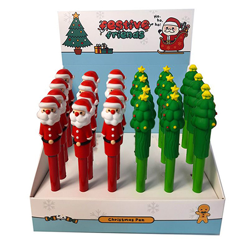 Festive friends shaped pen