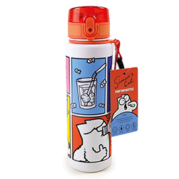 Simon's Cat pop top shatterproof bottle
