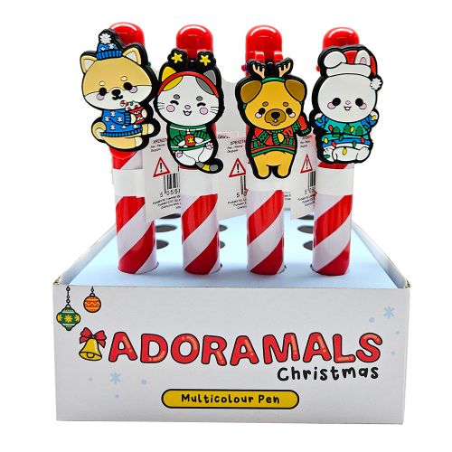 Christmas adoramals pen with charm