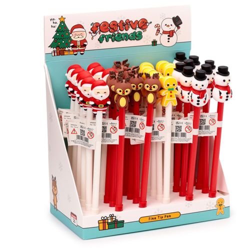 Festive friends novelty pens