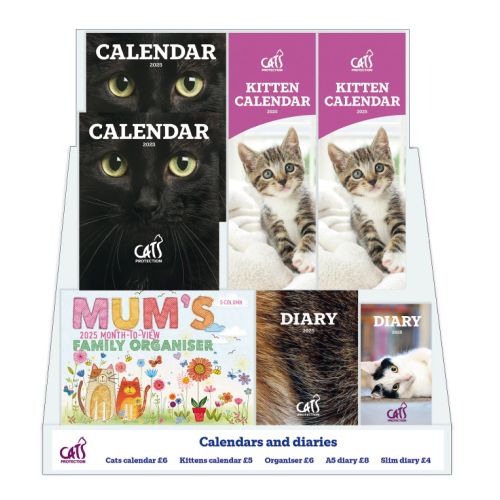 Cats Protection Calendar 2025 Uk 