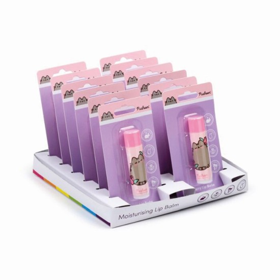Pusheen strawberry lip balm stick