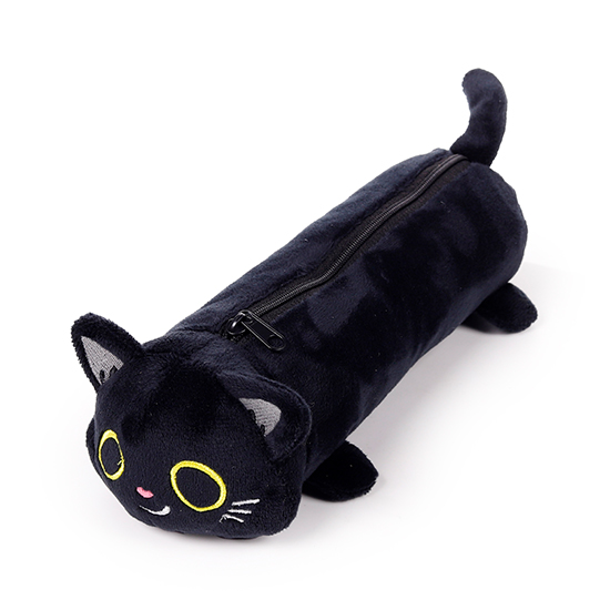 Lucky the black cat pencil case