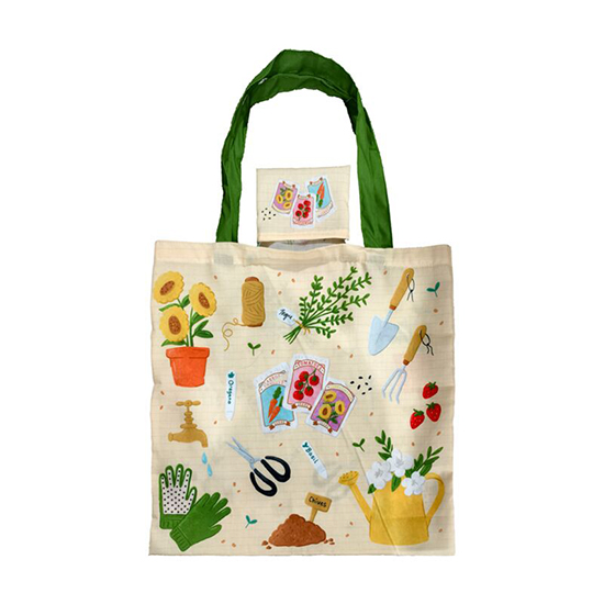 In the garden shopping bag